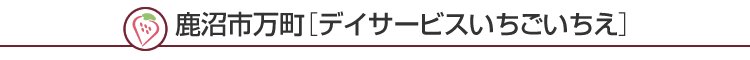 鹿沼市万町［デイサービスいちごいちえ］